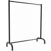 Design-Shop Stojan na oblečenie Lara 120 x 38 x 120 Čierna