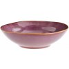 MADAM STOLTZ Kameninová miska Plum Reactive Glaze Large
