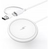 Nabíjačka Pantherise magnetická pre iPhone USB-C/USB-A biela