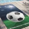 Jerry Fabrics plážová osuška Footbal Field 70 x 140 cm