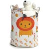 Textilní koš na hračky kulatý LION