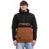 Pánska technická mikina Tason, Black / Brown Sugar XXL
