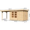 Drevený záhradný domček RETOLA 3 Lanitplast