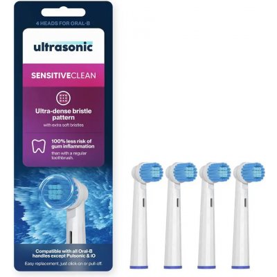 Ultrasonic Oral-B SensitiveClean 4 ks