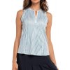 Lucky In Love Aegean Stripe Tank modrá