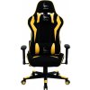 GEMBIRD Gaming chair / herní křeslo SCORPION 05, černá sítovina,žltá kůže, GC-SCORPION-05