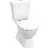 Jika Lyra plus - WC kombi, spodný odpad, bočné napúšťanie, Rimless, biela H8257270002413