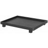 Ferm Living Drevený podnos Bon large, stained black