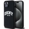 AppleMix Kryt DKNY Arch pre Apple iPhone 13 - silikónový - čierny