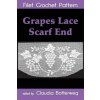 Grapes Lace Scarf End Filet Crochet Pattern: Complete Instructions and Chart