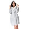 Henderson dámsky župan 38268 Waffle light grey