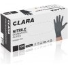 CLARA Bezpúdrové nitrilové rukavice čierne XS, 100 ks