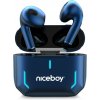 Niceboy Hive SpacePods bezdrôtové slúchadlá, modré hive-space-pods