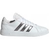 Pánska voľnočasová obuv adidas, GRAND COURT BASE biela,strieborná, 38 2/3