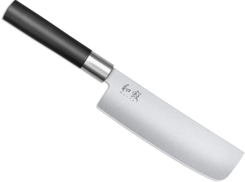 KAI Wasabi Black Nakiri kuchynský nôž 16,5 cm
