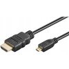 PremiumCord kphdmad1 kábel HDMI 1 m HDMI Type A (Standard) HDMI Type D (Micro) Čierna