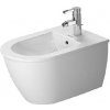 Duravit Darling New - Závesný bidet, s 1 otvorom na batériu, s WonderGliss, alpská biela 22491500001