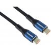 PremiumCord USB-C kabel, 2m/5A/100W/20Gbits ku31cry2