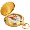Klasický turistický vreckový kompas busola kovový Verk Group J35