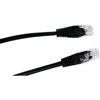 Datacom 1481 Patch, UTP, CAT5E, 1,5m, černý