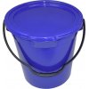 Plastové vedro s vekom a výlevkou 10l, farebným mix