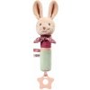 BABYONO Hračka pískacia s hryzačkou Rabbit Karo 3m+