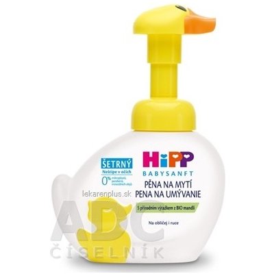 HiPP BABYSANFT Pena na umývanie šetrný (dávkovač kačička)(inov.2022) 1x250 ml
