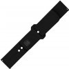 FIXED Silicone Sporty Strap Set with Quick Release 22mm for smartwatch, black FIXSST2-22MM-BK