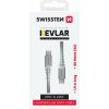 Swissten 71541014 Kevlar USB-C / USB-C, 1,5m, bílý