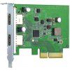 QNAP QXP-10G2U3A - Dvouportová USB 3.2 Gen2 10Gb PCIe rozšiřující karta pro NAS a PC