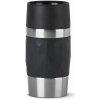 Termohrnček Tefal Cestovný hrnček 0.3l COMPACT MUG čierny/nerez N2160110 (N2160110)