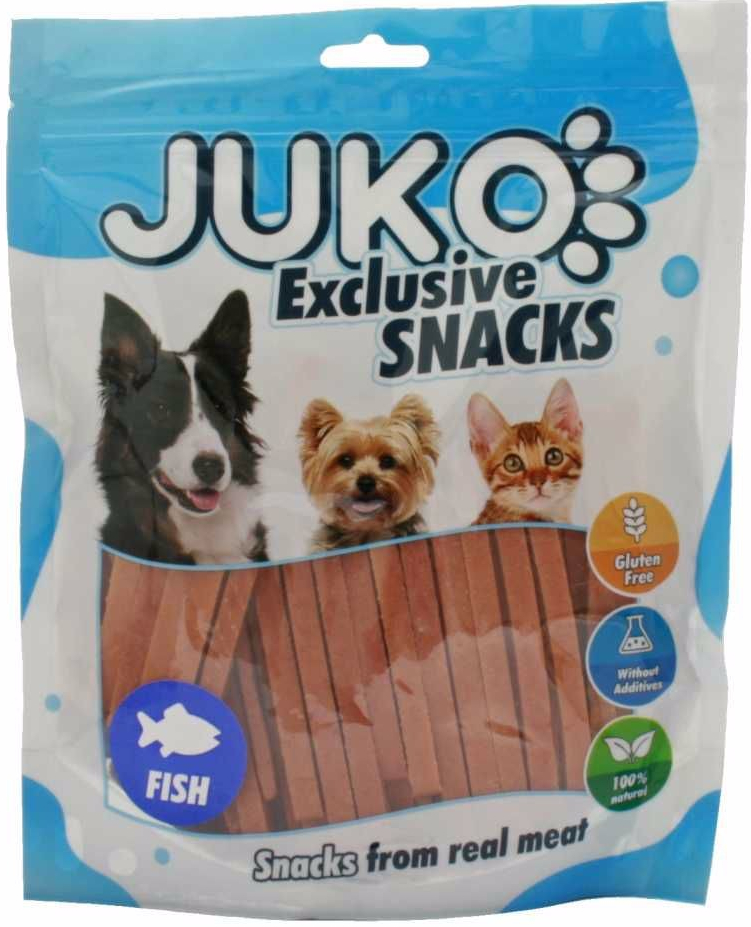 JUKO Snacks Salmon strips 250 g