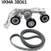 Sada rebrovaných klinových remenov SKF VKMA 38061