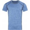 STEDMAN SPORTS-T REFLECT / Pánske športové tričko - blue heather L