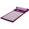 Goleto Akupresúrna podložka s vankúšom MOVIT 75 x 44 cm | fialová