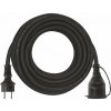 EMOS SK s.r.o. Vonkajší predlžovací kábel 10 m / 1 zásuvka / čierny / guma-neoprén / 230 V / 1,5 mm2