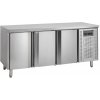 TEFCOLD Mraziaci stôl bez zadného lemu | CF 7310/-SP | 3 dvere GN1/1