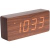 Karlsson 5654DW Dizajnové LED stolné hodiny s budíkom, 21 x 9 cm