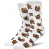 pánske ponožky SANTA CRUZ TOADSTOOL DOT WHITE 42-46