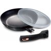 Panvica Ø 28 cm s odpojiteľnou rukoväťou a mramorovým povrchom Berlingerhaus Black Rose Collection BH-1952