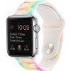 AppleKing silikónový remienok s batikovaným vzorom pre Apple Watch Ultra 49mm / 46mm / 45mm / 44mm / 42mm - pastelový dúhový - možnosť vrátiť tovar ZADARMO do 30tich dní