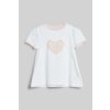 TRIČKO GANT HEART GRAPHIC A-LINE T-SHIRT WHITE