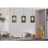 Luster Eglo Cremella 99347 3 x E27 40 W čierny