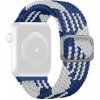 AppleKing remienok s vrkočovým vzorom pre Apple Watch 42mm / 41mm / 40mm / 38mm - modro-biely - možnosť vrátiť tovar ZADARMO do 30tich dní