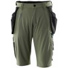 Mascot kraťasy ADVANCED elastické trávovo zelená (Pracovná odev - kraťasy)