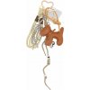 Charm London Štýlový prívesok Trendy Bag Charm - camel