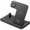 XO WX033 bezdrôtová nabíjačka 4v1 Black