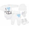 Baby Nellys Súpravička do pôrodnice I love mom & dad, kluk
