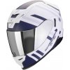 SCORPION prilba EXO-520 EVO AIR Banshee matt white/blue/purple - XS