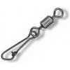 Gull Karabinka s obratlíkom Rolling Swivel with Hook Snap veľ.8